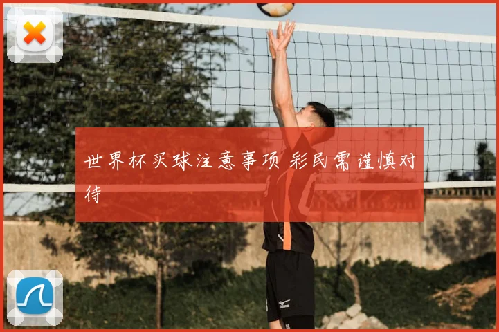 世界杯买球注意事项 彩民需谨慎对待